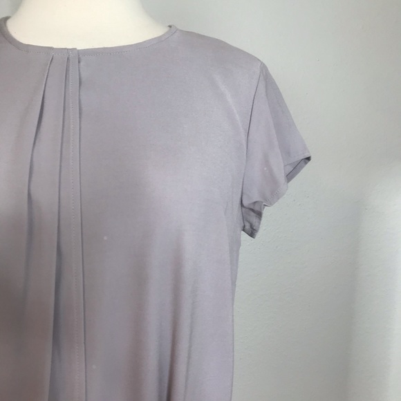 Universal Standard Women’s Vesper Workwear Dress in Ash Light Gray - Picture 6 of 12